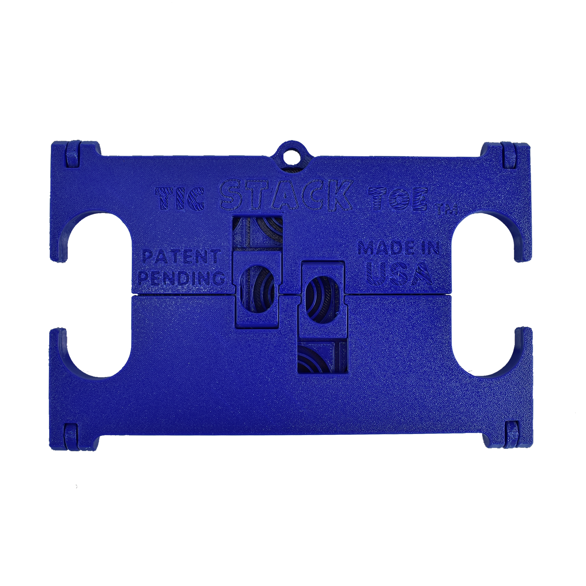 Tic STACK Toe Blue board folded