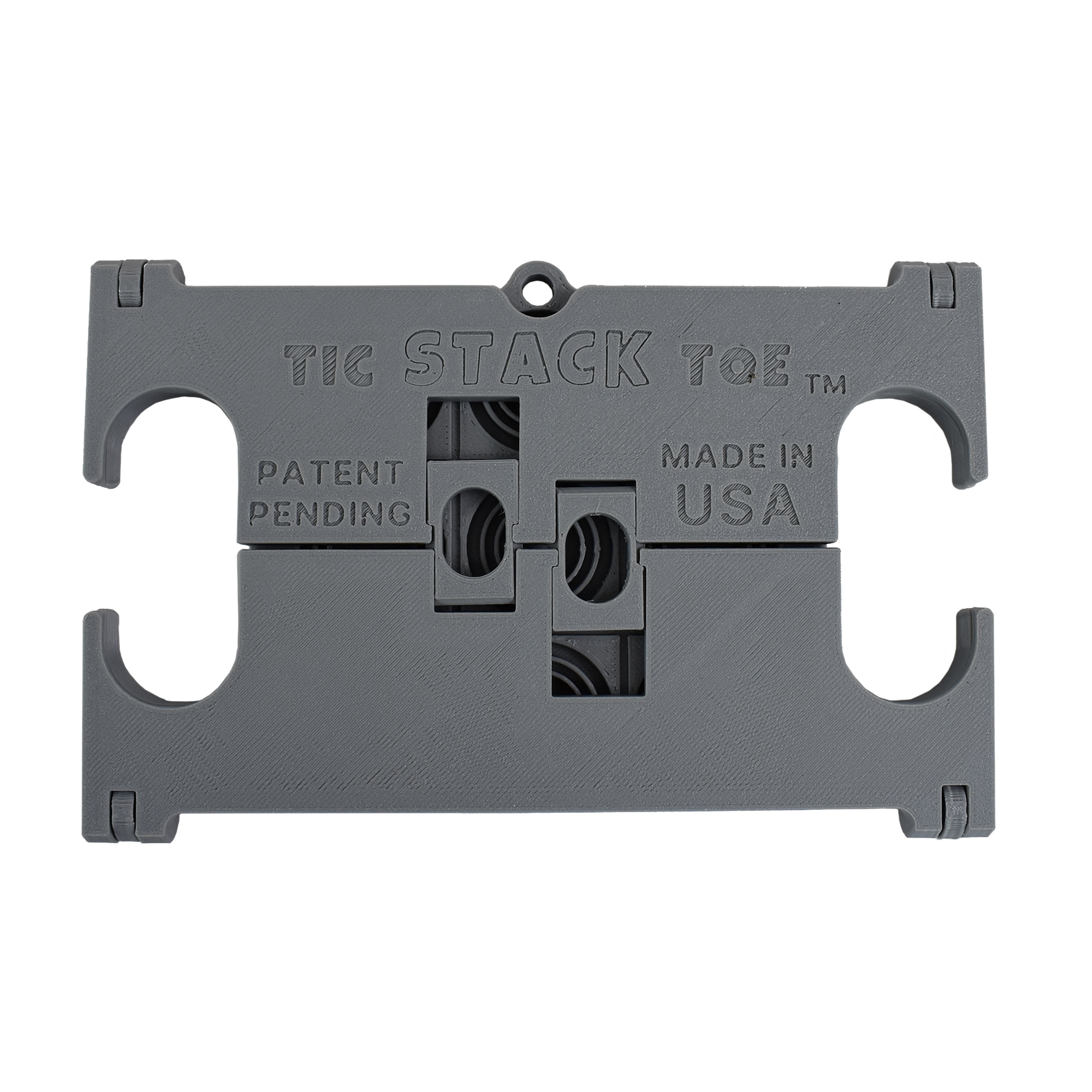 Tic STACK Toe Grey board folded